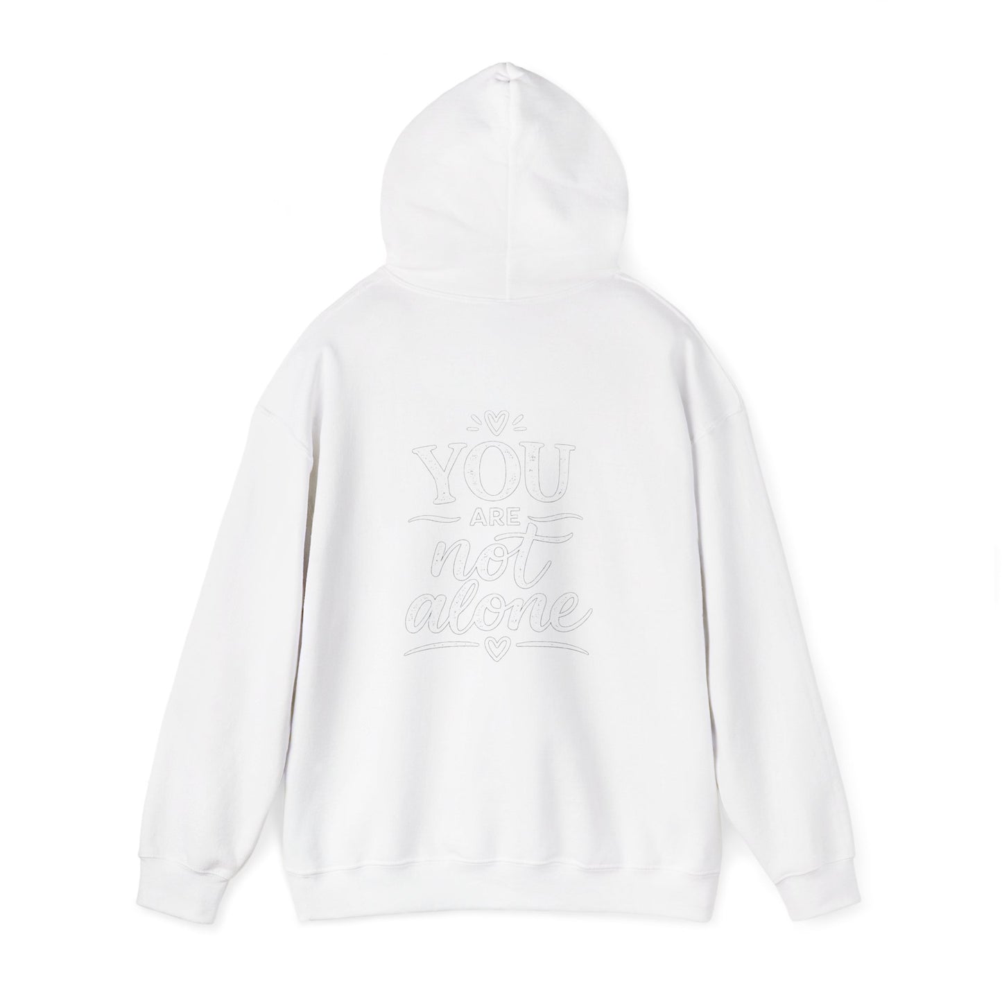 Men’s Mental Health Hoodie — “On a Mission to Listen” / “You Are Not Alone”