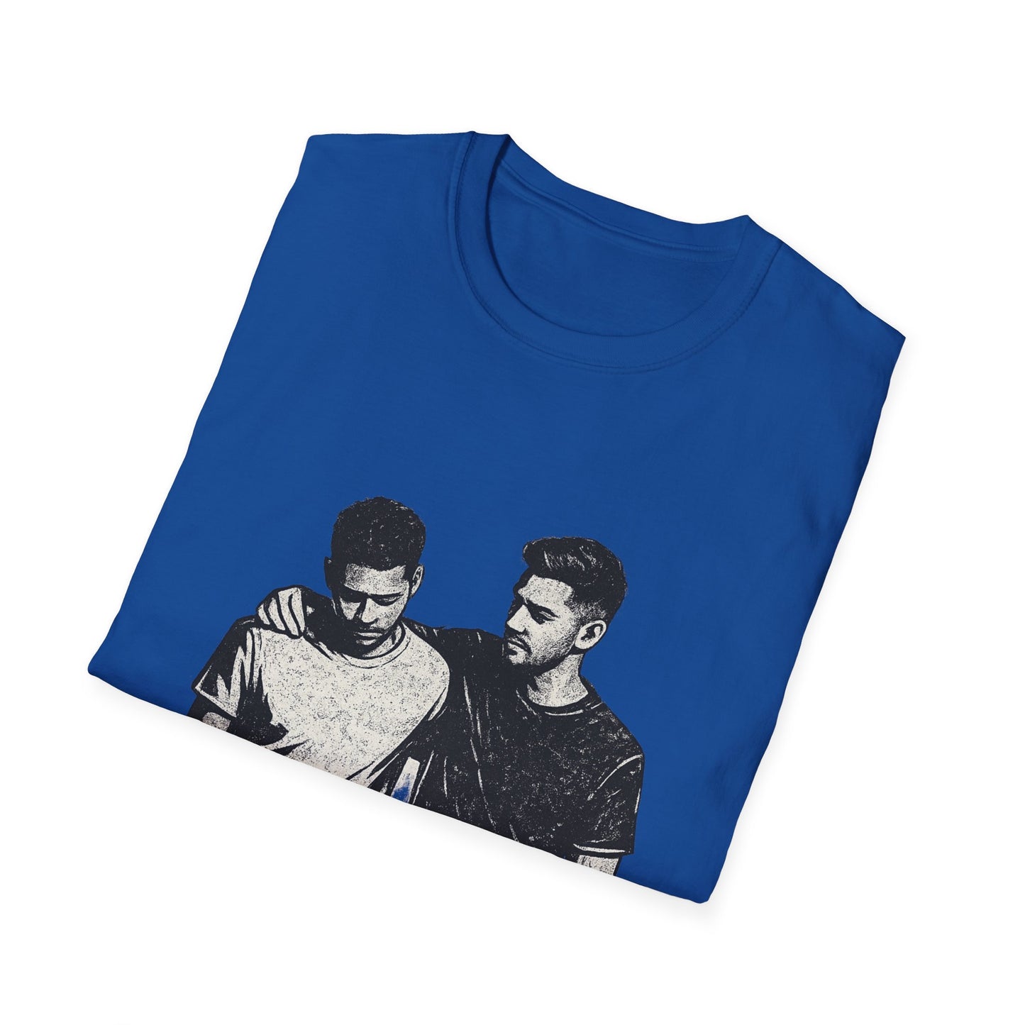 Men's Mental Health T-Shirt — "On a Mission to Listen" / "You Are Not Alone"