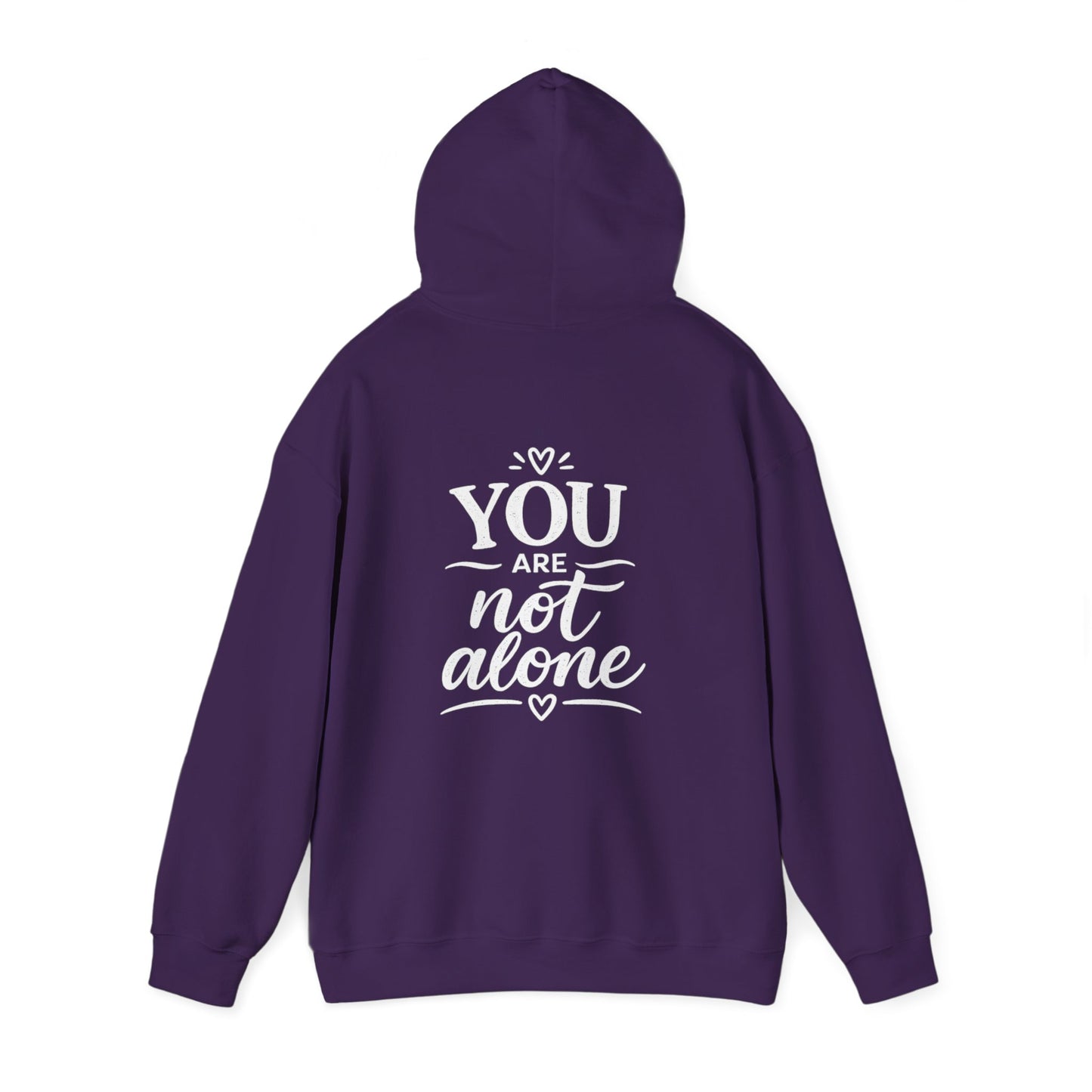 Men’s Mental Health Hoodie — “On a Mission to Listen” / “You Are Not Alone”