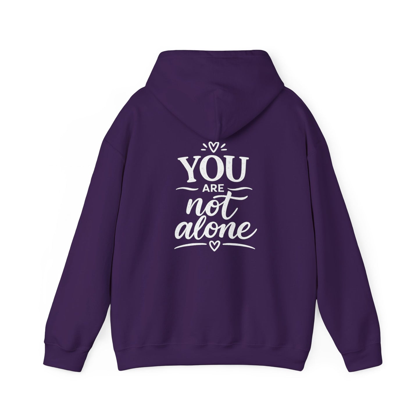 Men’s Mental Health Hoodie — “On a Mission to Listen” / “You Are Not Alone”