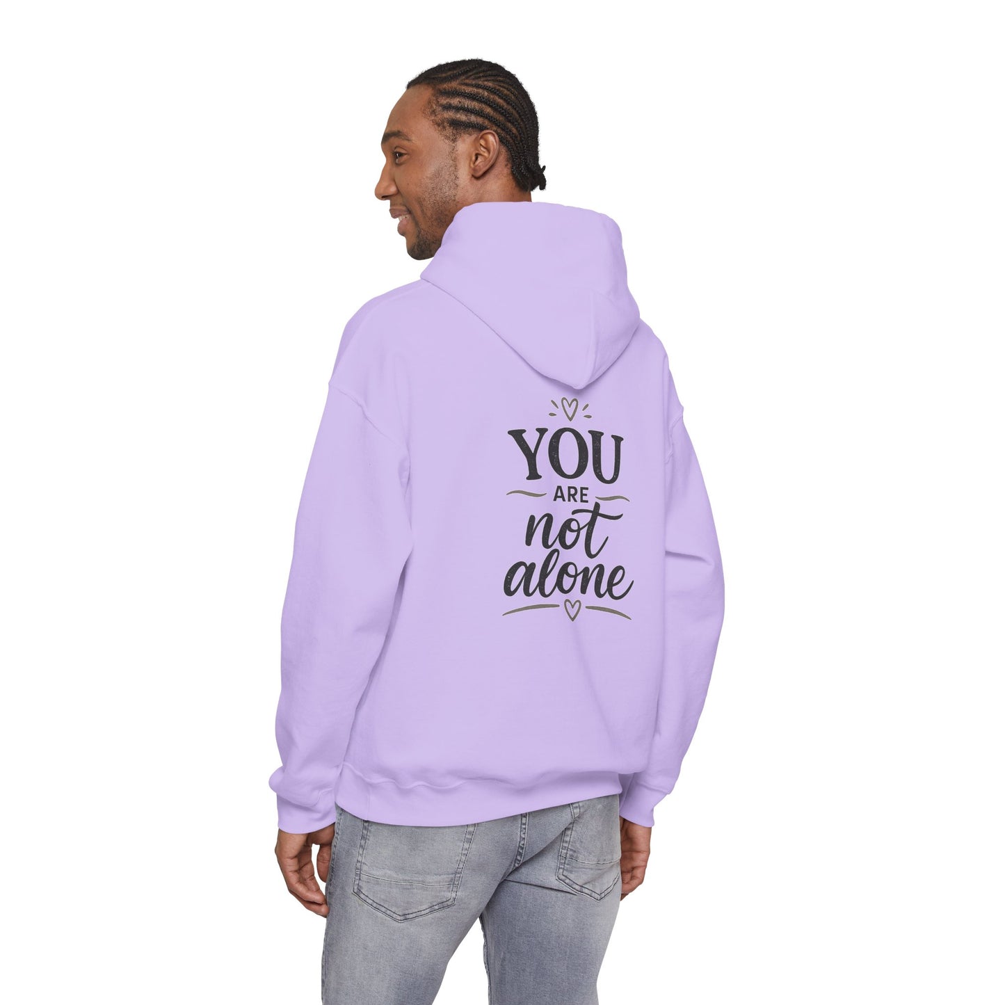 Mental Health Hoodie — "On a Mission to Listen" / "You Are Not Alone"