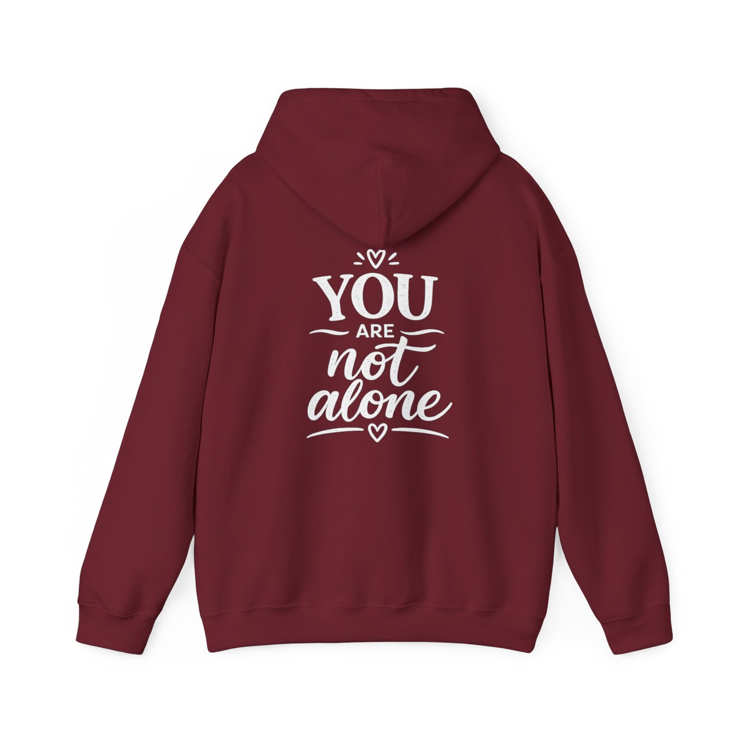 Men’s Mental Health Hoodie — “On a Mission to Listen” / “You Are Not Alone”