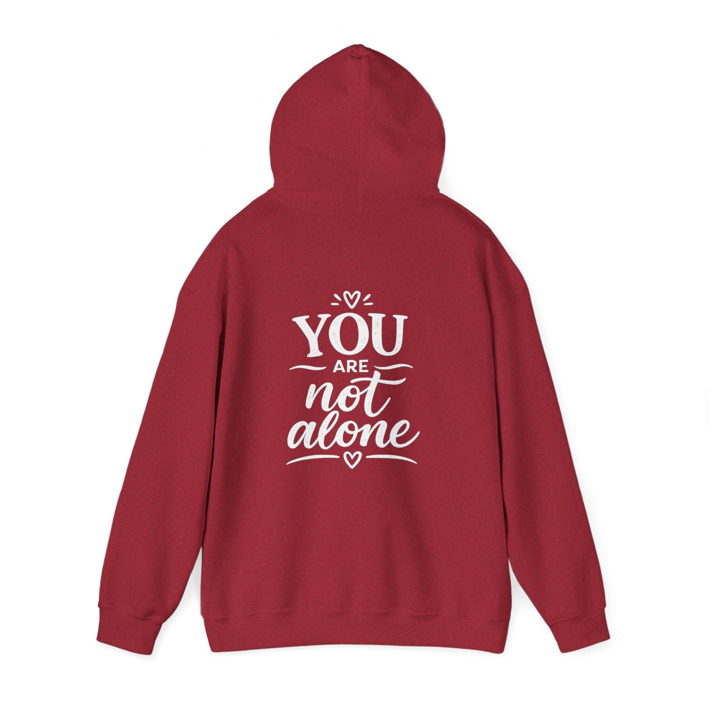 Men’s Mental Health Hoodie — “On a Mission to Listen” / “You Are Not Alone”