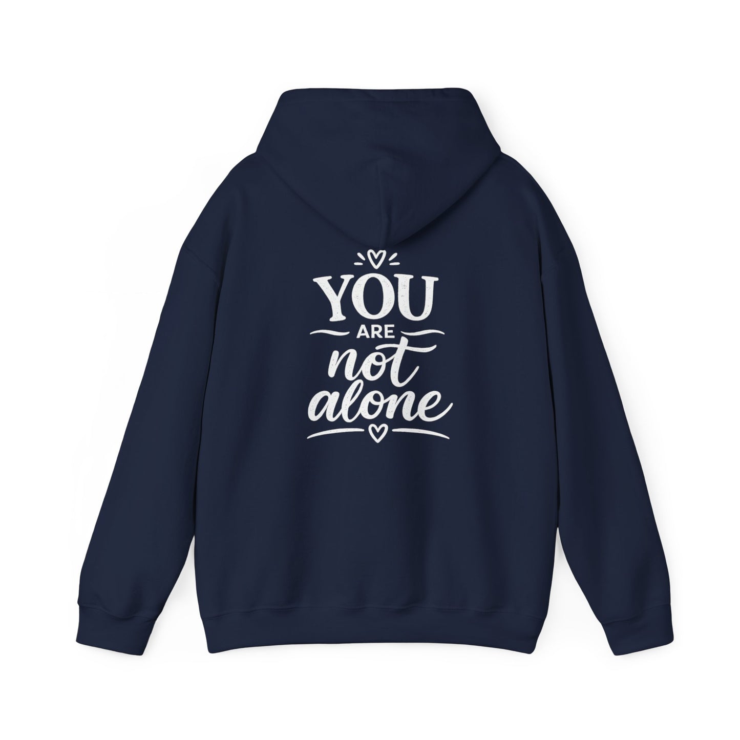 Men’s Mental Health Hoodie — “On a Mission to Listen” / “You Are Not Alone”