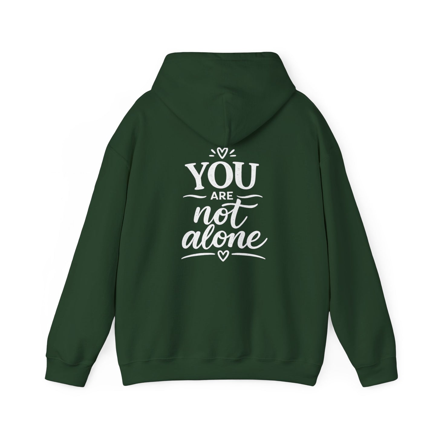 Men’s Mental Health Hoodie — “On a Mission to Listen” / “You Are Not Alone”