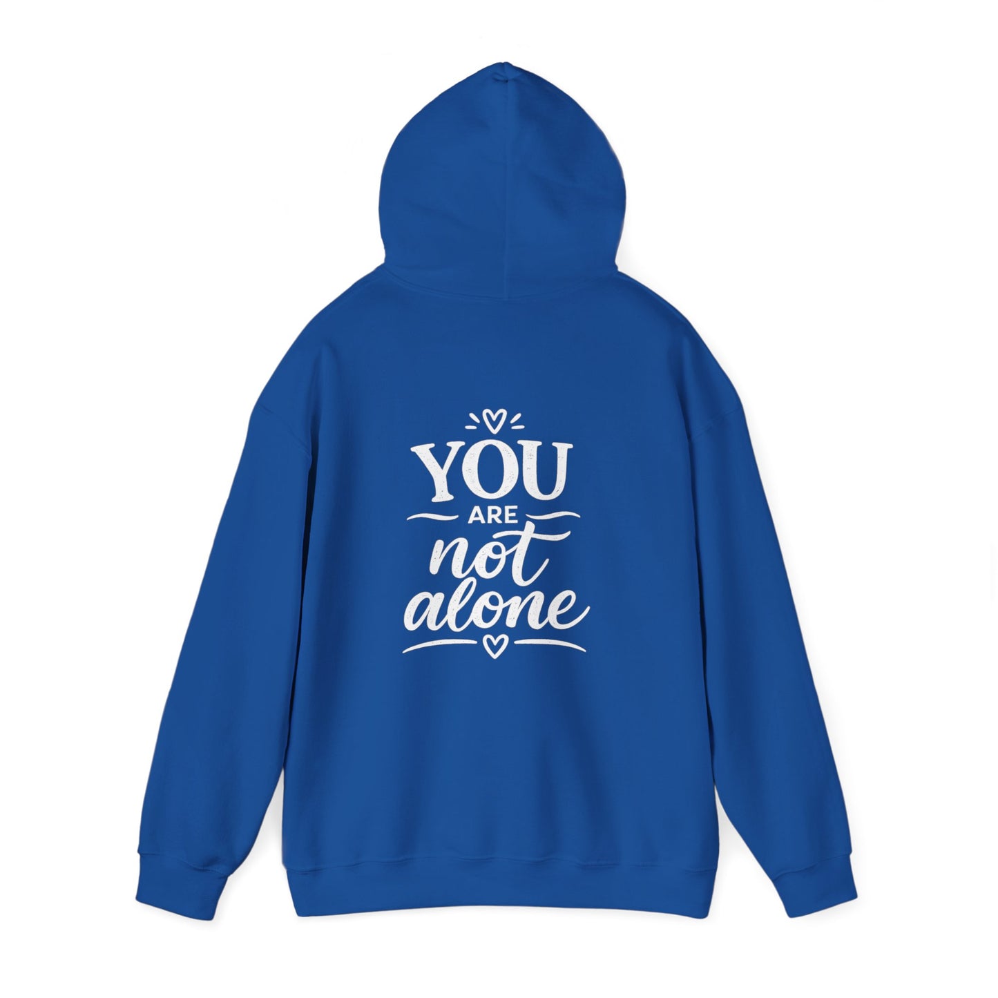 Men’s Mental Health Hoodie — “On a Mission to Listen” / “You Are Not Alone”