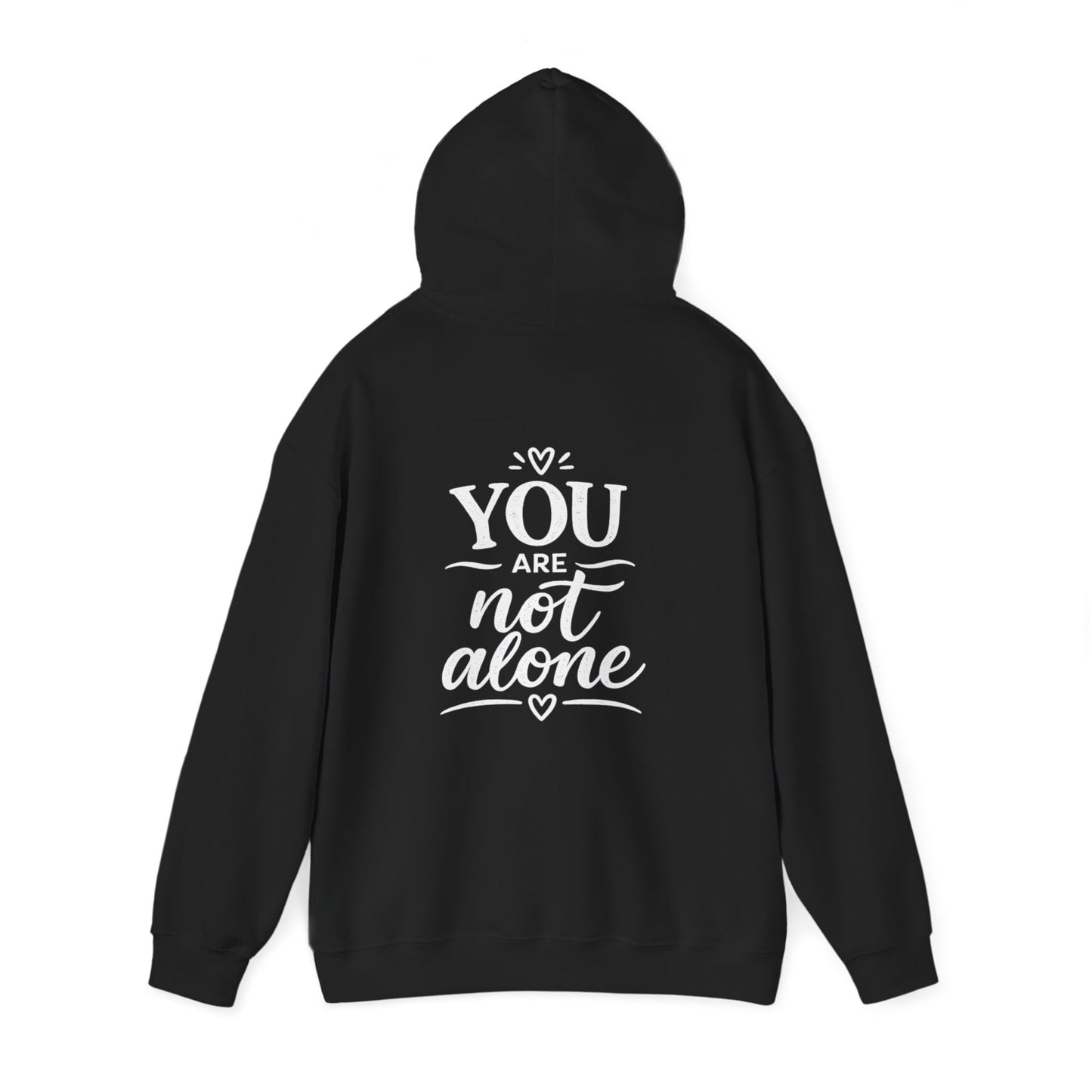 Men’s Mental Health Hoodie — “On a Mission to Listen” / “You Are Not Alone”