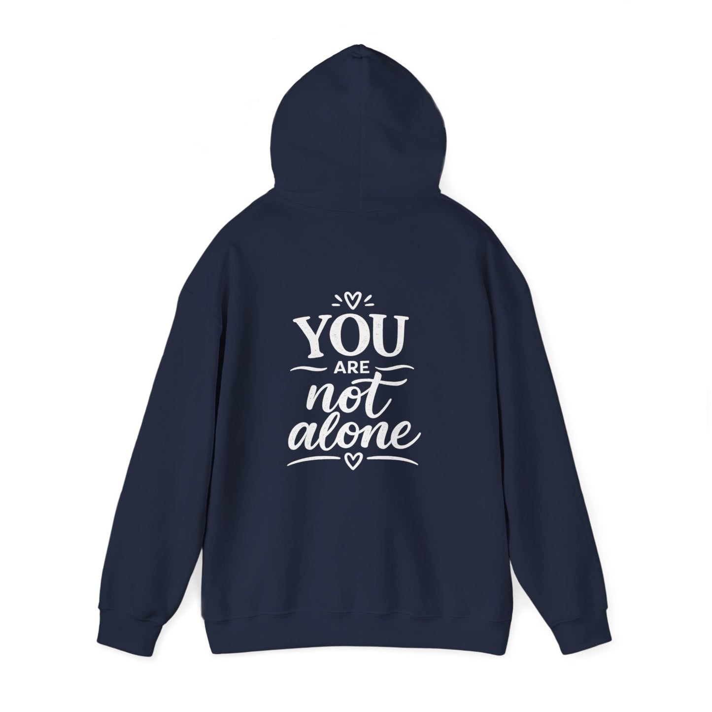 Men’s Mental Health Hoodie — “On a Mission to Listen” / “You Are Not Alone”