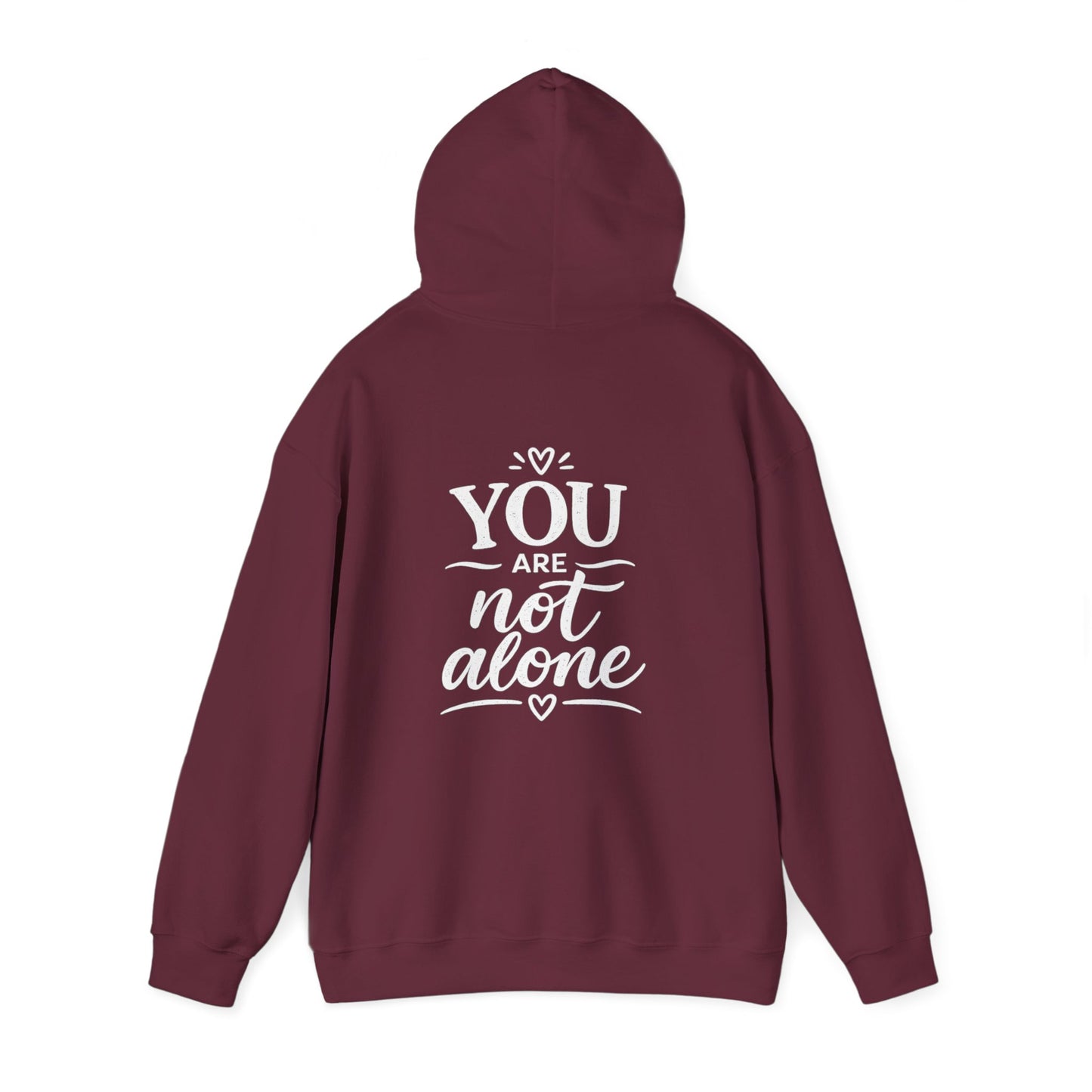 Men’s Mental Health Hoodie — “On a Mission to Listen” / “You Are Not Alone”