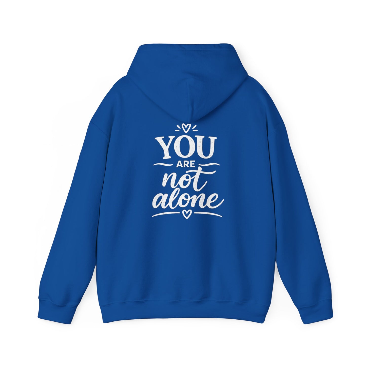 Men’s Mental Health Hoodie — “On a Mission to Listen” / “You Are Not Alone”