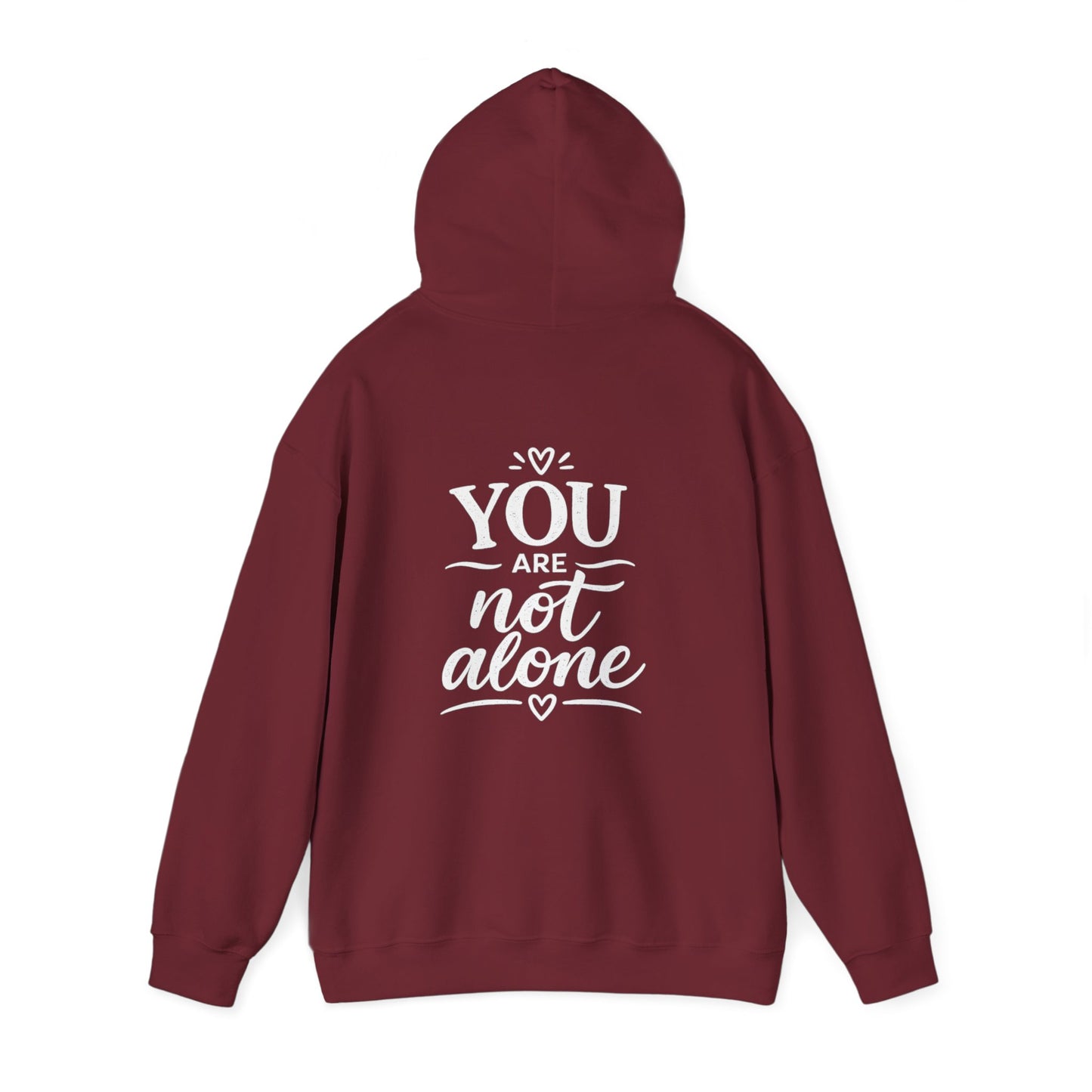 Men’s Mental Health Hoodie — “On a Mission to Listen” / “You Are Not Alone”